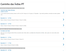 Tablet Screenshot of caminhodasindiaspt.blogspot.com