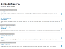 Tablet Screenshot of diekinderfluesterin.blogspot.com