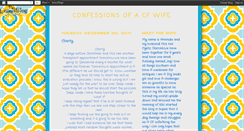 Desktop Screenshot of confessionsofacfwife.blogspot.com