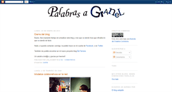 Desktop Screenshot of palabras-a-granel.blogspot.com