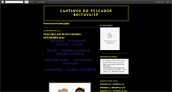Desktop Screenshot of cantinhodopescador-boituva.blogspot.com