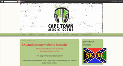 Desktop Screenshot of capetownmusicscene.blogspot.com