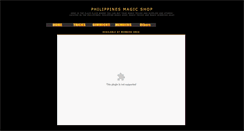 Desktop Screenshot of philippinemagicshop.blogspot.com