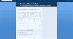 Desktop Screenshot of investmentassetstrategies.blogspot.com