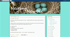 Desktop Screenshot of nestingnewbie.blogspot.com