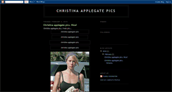 Desktop Screenshot of christinaapplegatepicsblogszyr.blogspot.com