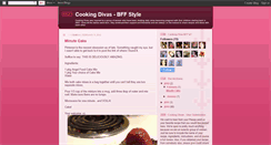 Desktop Screenshot of cooking-divas.blogspot.com