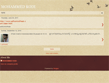 Tablet Screenshot of mohammedkodi.blogspot.com