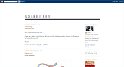 Desktop Screenshot of fashionablybored.blogspot.com