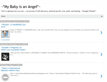 Tablet Screenshot of my-baby-is-an-angel.blogspot.com