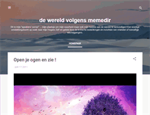 Tablet Screenshot of dewereldvolgensmemedir.blogspot.com