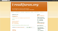 Desktop Screenshot of i-readquran.blogspot.com