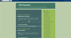 Desktop Screenshot of 1000muestras.blogspot.com