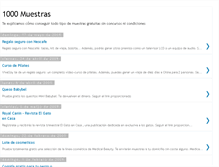 Tablet Screenshot of 1000muestras.blogspot.com