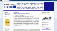 Desktop Screenshot of islamicfinanceeurope.blogspot.com