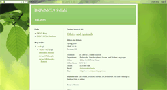 Desktop Screenshot of dkjmclasyllabi.blogspot.com