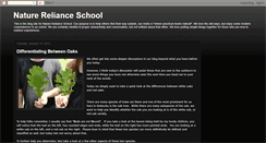 Desktop Screenshot of naturereliance.blogspot.com