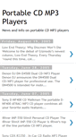 Mobile Screenshot of cd-mp3-players.blogspot.com
