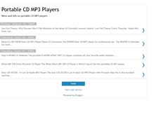 Tablet Screenshot of cd-mp3-players.blogspot.com