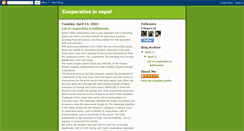 Desktop Screenshot of cooperativenepal.blogspot.com