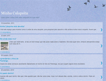 Tablet Screenshot of minha-calopsita.blogspot.com