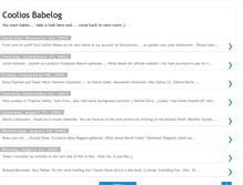 Tablet Screenshot of cooliosbabes.blogspot.com