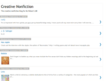 Tablet Screenshot of lbecreativenonfiction.blogspot.com
