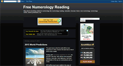 Desktop Screenshot of a-free-numerology-reading.blogspot.com