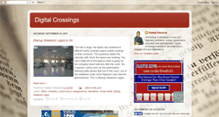 Desktop Screenshot of digitalcrossings.blogspot.com