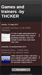 Mobile Screenshot of gamesandtrainers.blogspot.com
