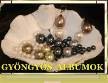 Tablet Screenshot of gyongyalbumok.blogspot.com
