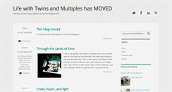 Desktop Screenshot of lifewithtwinsandmultiples.blogspot.com