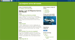 Desktop Screenshot of carrosdelmundo2009.blogspot.com