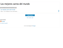 Tablet Screenshot of carrosdelmundo2009.blogspot.com