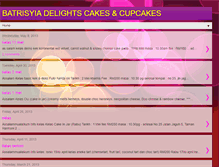 Tablet Screenshot of batrisyiadelightscake.blogspot.com