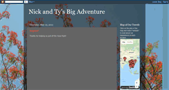 Desktop Screenshot of nickandtysbigadventure.blogspot.com