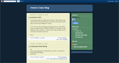 Desktop Screenshot of irenesclass.blogspot.com