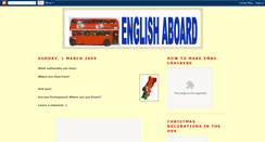 Desktop Screenshot of englishaboard.blogspot.com