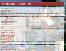 Tablet Screenshot of colegiocumenoticias.blogspot.com