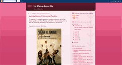 Desktop Screenshot of lacasaamarilladanza.blogspot.com