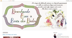 Desktop Screenshot of desenhandocomapontadosdedos.blogspot.com