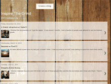 Tablet Screenshot of inspirethegrind.blogspot.com