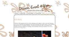 Desktop Screenshot of dreamevent4you.blogspot.com