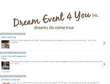 Tablet Screenshot of dreamevent4you.blogspot.com