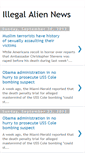 Mobile Screenshot of illegalaliennews.blogspot.com