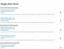 Tablet Screenshot of illegalaliennews.blogspot.com