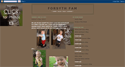 Desktop Screenshot of forsythfam07.blogspot.com