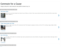 Tablet Screenshot of commuteforacause.blogspot.com