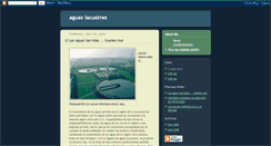 Desktop Screenshot of aguaslacustres.blogspot.com