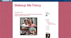 Desktop Screenshot of makeupmefancy.blogspot.com